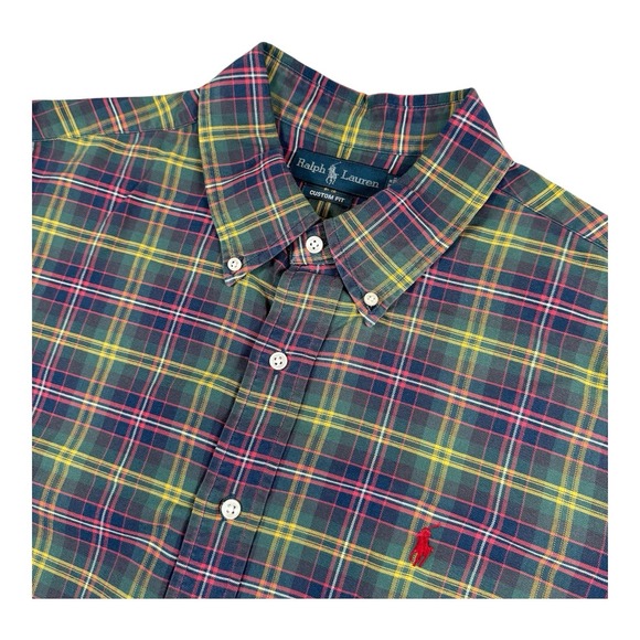 Ralph Lauren Other - Ralph‎ Lauren Men's XL Custom Multicolor Plaid Long Sleeve Button Front Shirt